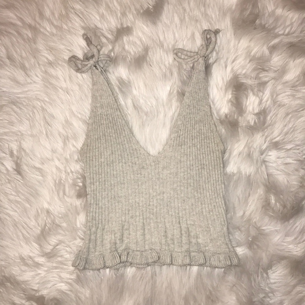 Boohoo Knit Tie Straps